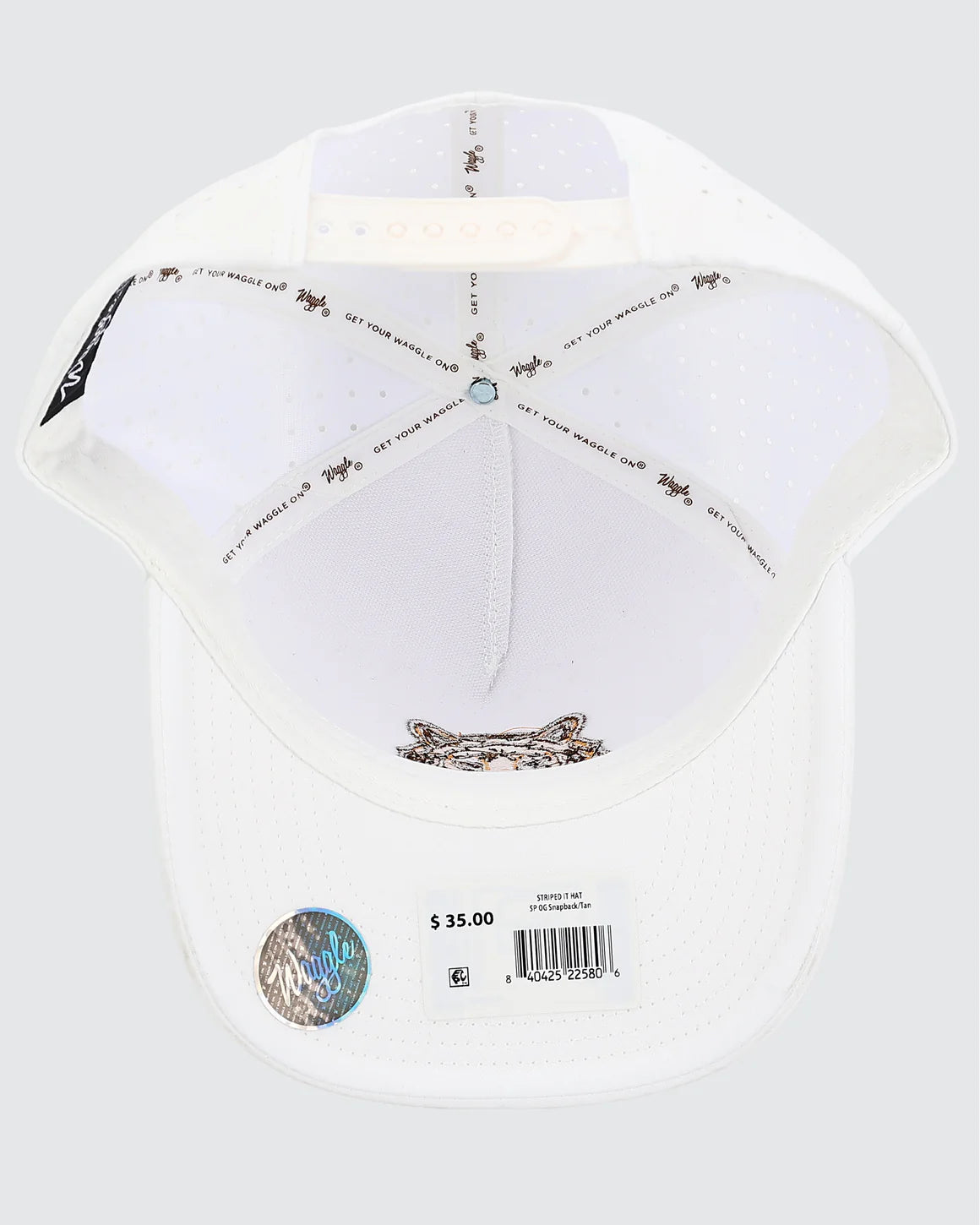 Waggle Original Snapback Hat - Striped It
