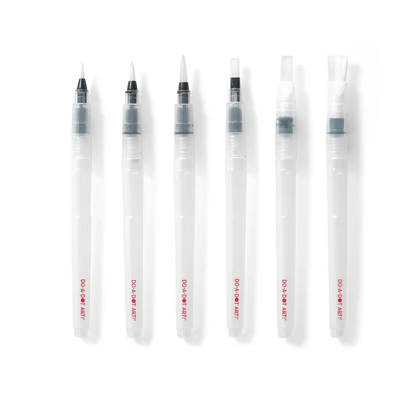 DO•A•DOT ART!  Swishies Refillable Watercolor Brushes – Set of 6