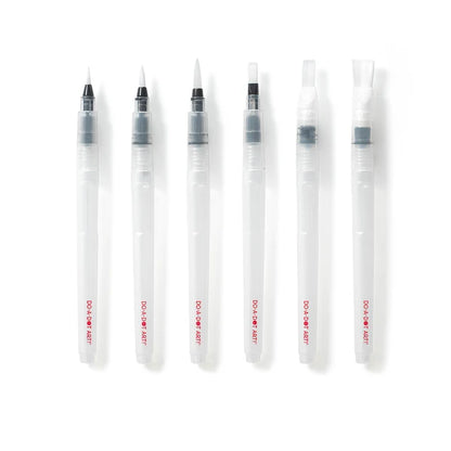 DO•A•DOT ART!  Swishies Refillable Watercolor Brushes – Set of 6