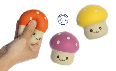 Marshmallow Mushroom Squeeze