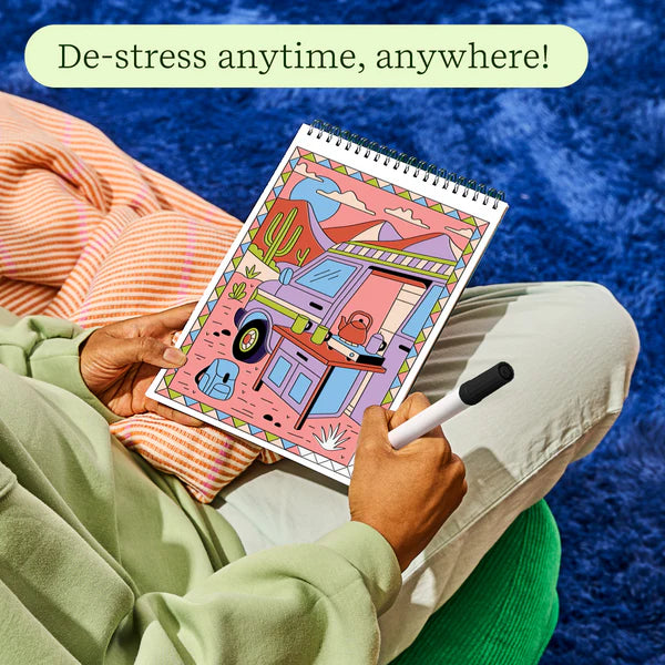 Lifelines® FlowArt™: Trace-By-Groove, Desert Dreams