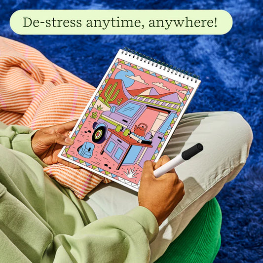 Lifelines® FlowArt™: Trace-By-Groove, Desert Dreams