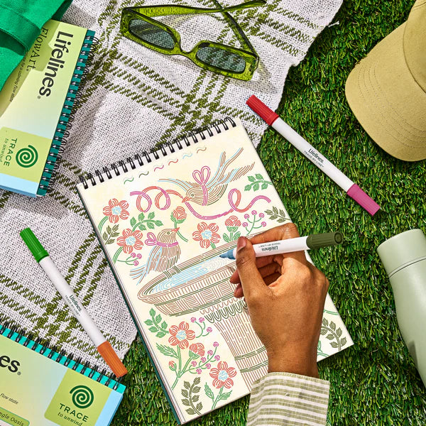 FlowArt® - Trace-By-Line, Woodland Whimsy
