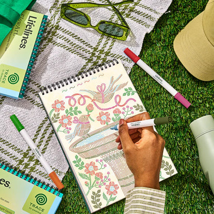 FlowArt® - Trace-By-Line, Woodland Whimsy