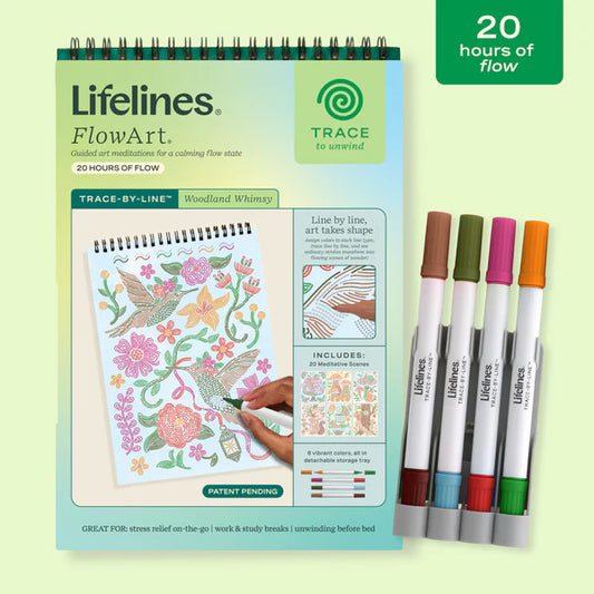 FlowArt® - Trace-By-Line, Woodland Whimsy