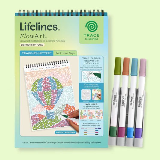 FlowArt® Trace-By-Line, Pack Your Bags