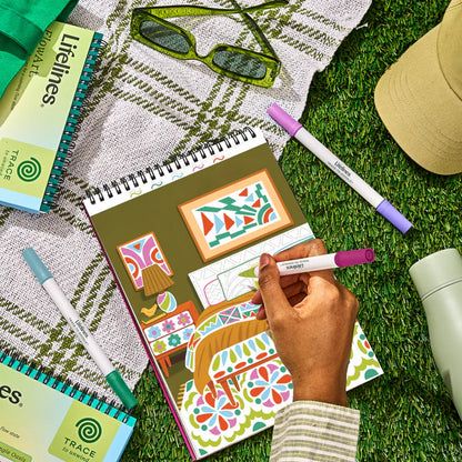 Lifelines® FlowArt™: Trace-To-Doodle, Style Your Space