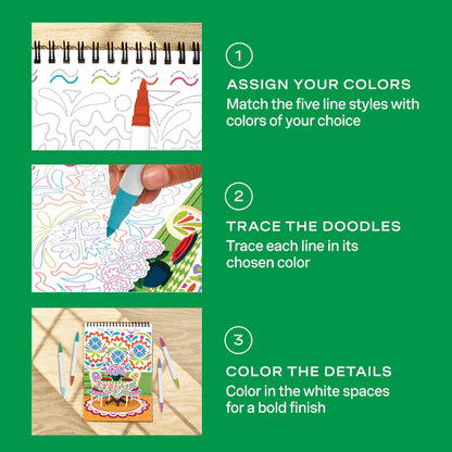 Lifelines® FlowArt™: Trace-To-Doodle, Style Your Space