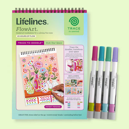 Lifelines® FlowArt™: Trace-To-Doodle, Style Your Space