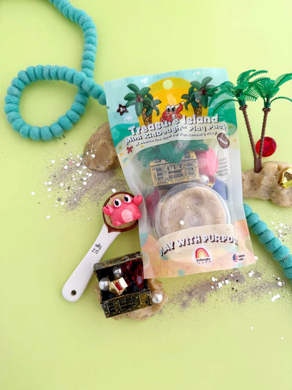 KidDough Treasure Island Mini Play Pack