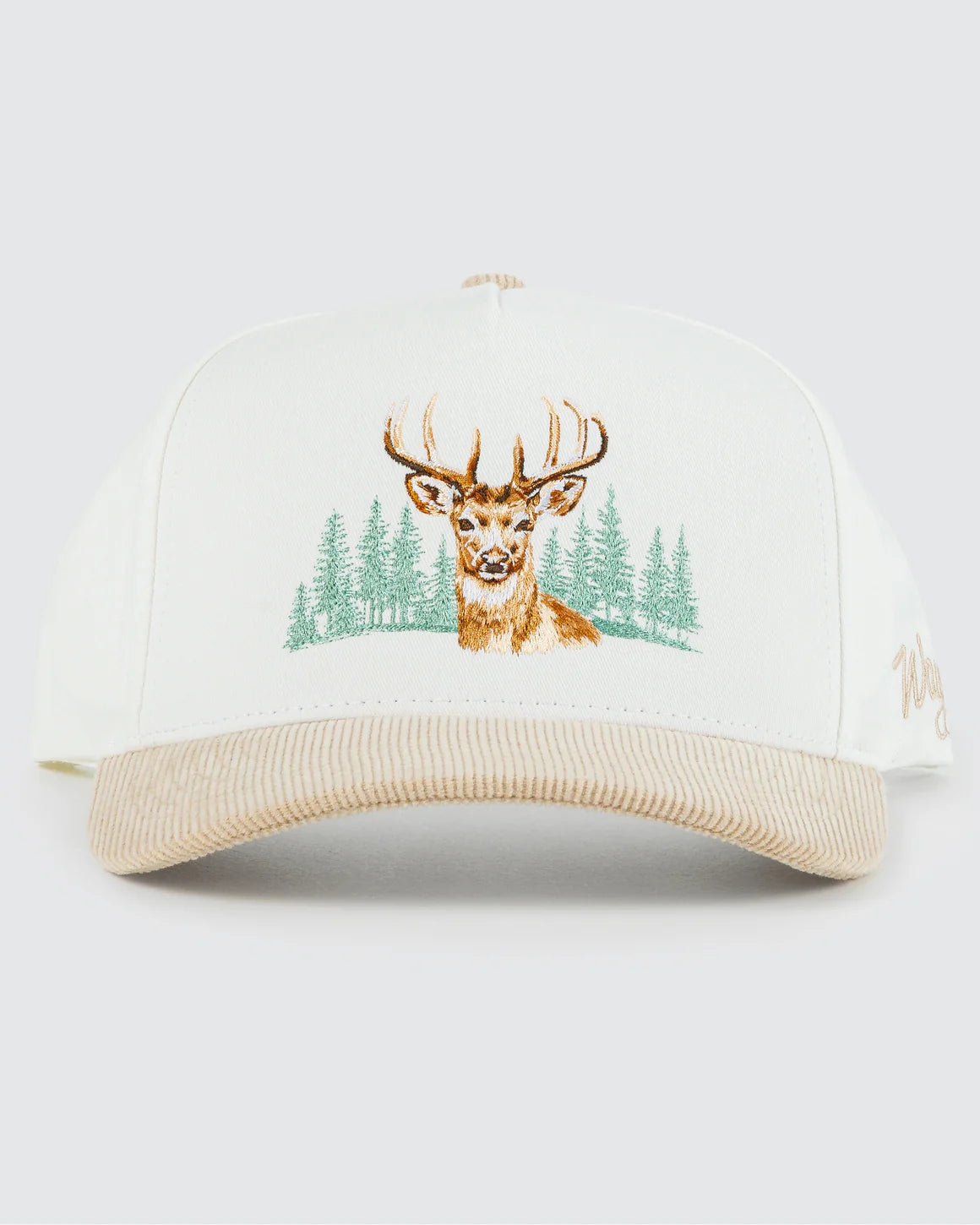 Waggle Corduroy Brim Hat - Whitetail