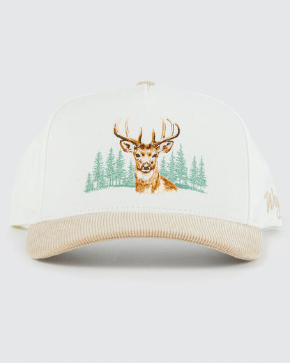 Waggle Corduroy Brim Hat - Whitetail