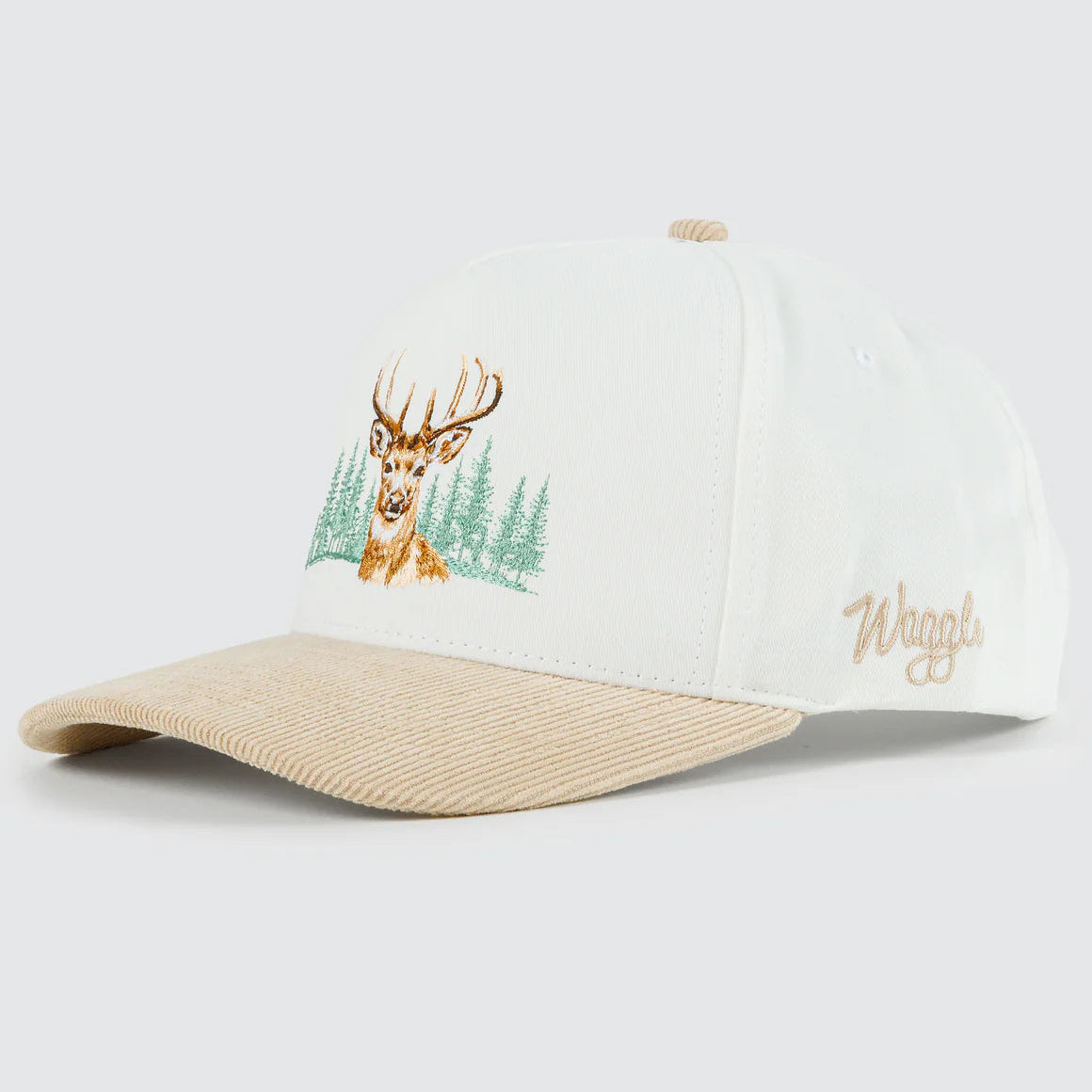 Waggle Corduroy Brim Hat - Whitetail