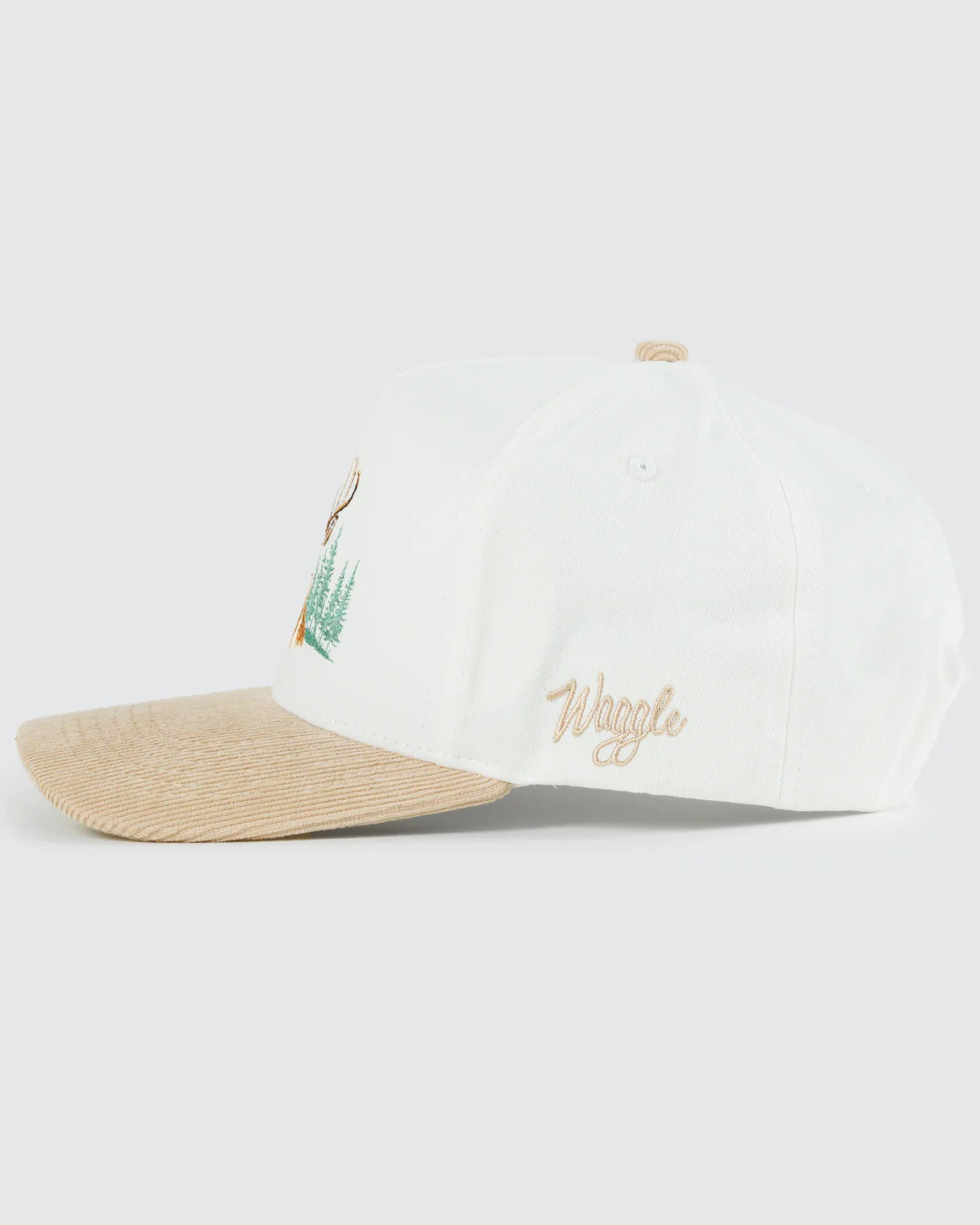 Waggle Corduroy Brim Hat - Whitetail