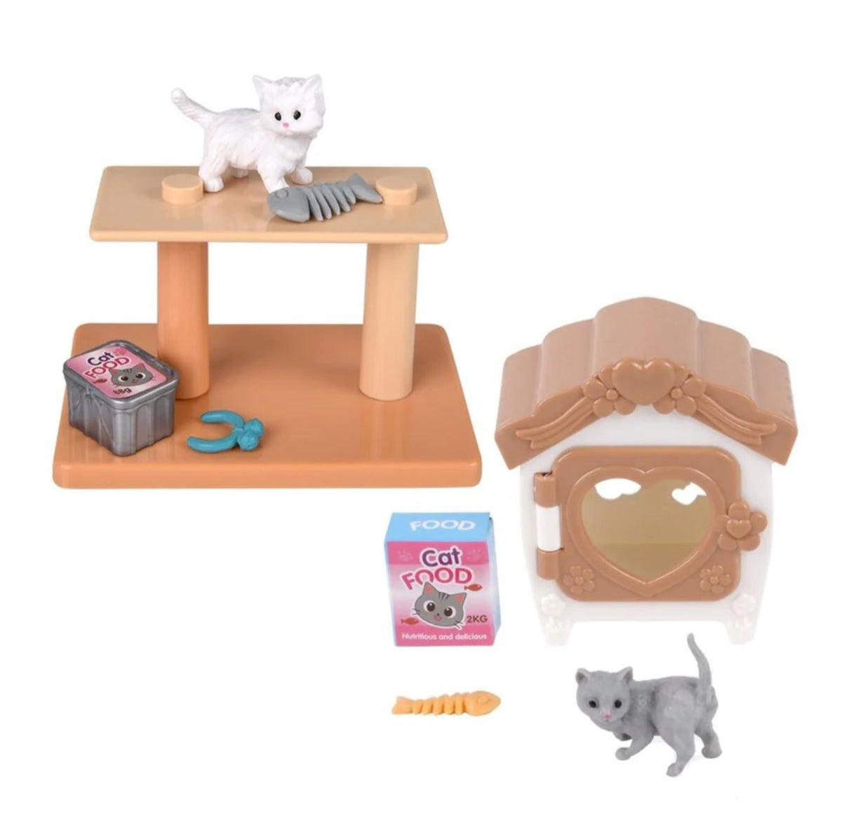 Micro Cat Playset – DIY Mystery Miniature Cat World