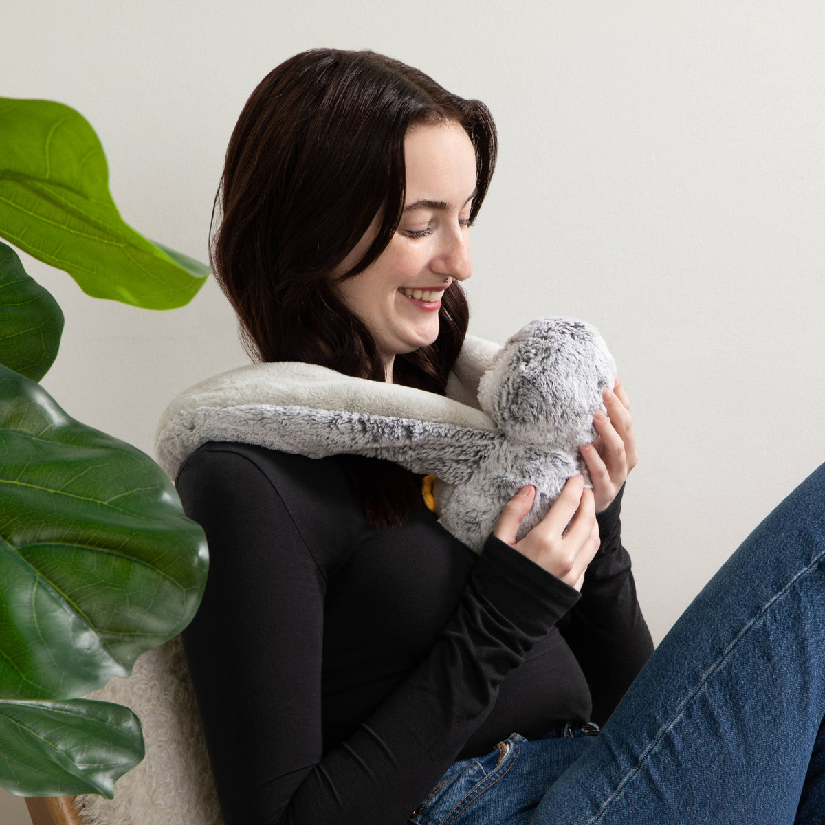 Hugimals Hugaround - Pax Weighted Penguin Plush