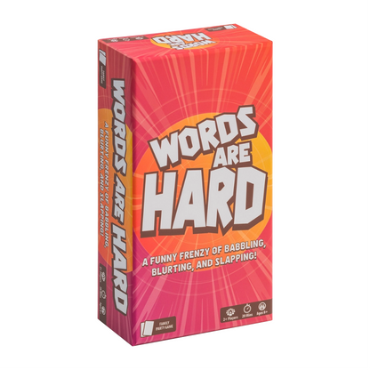 Words Are Hard – Fast-Paced Family Word & Slapping Card Game