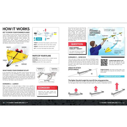 Powerup Paper Airplane Book