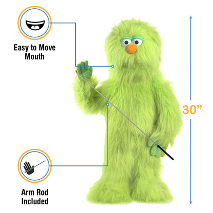 Silly Puppets Monster, Green (30")