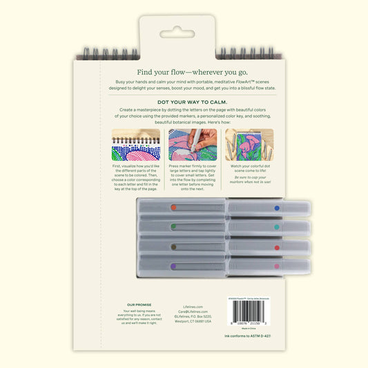 Lifelines® FlowArt - Dot by Letter - Botanicals