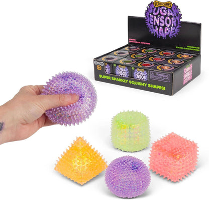 Scrunchems® Sensory Sugar Shapes Squishy Fidget Toy - ASSORTED COLORS