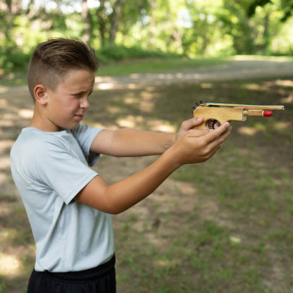 Wooden Rubber Band Pistol