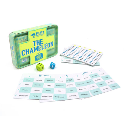 The Chameleon Travel Tin - Bluffing Party Game
