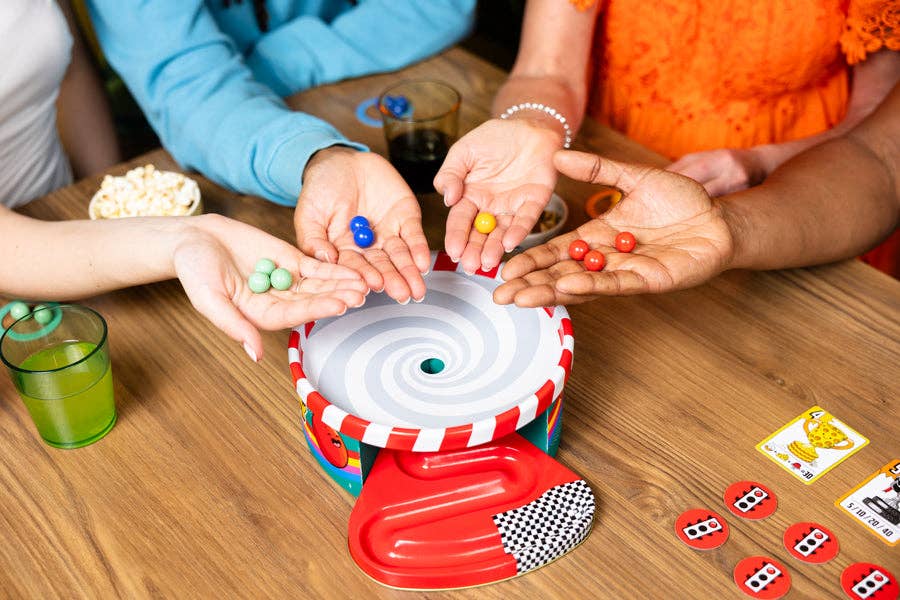 Whirly Derby Marble Racing Family Board Game