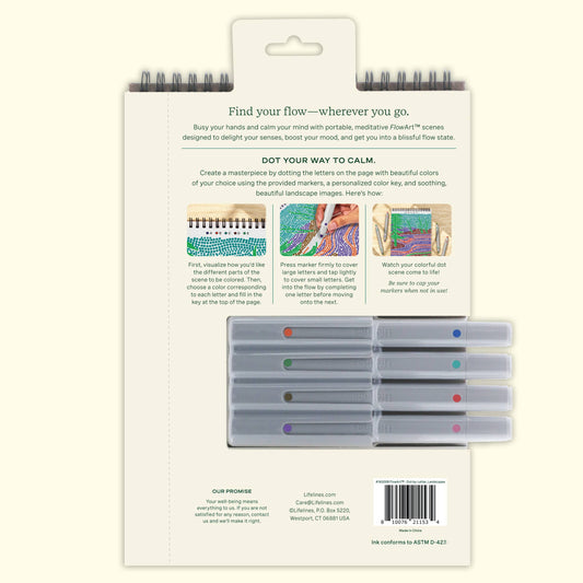 Lifelines® FlowArt - Dot By Letter - Landscapes