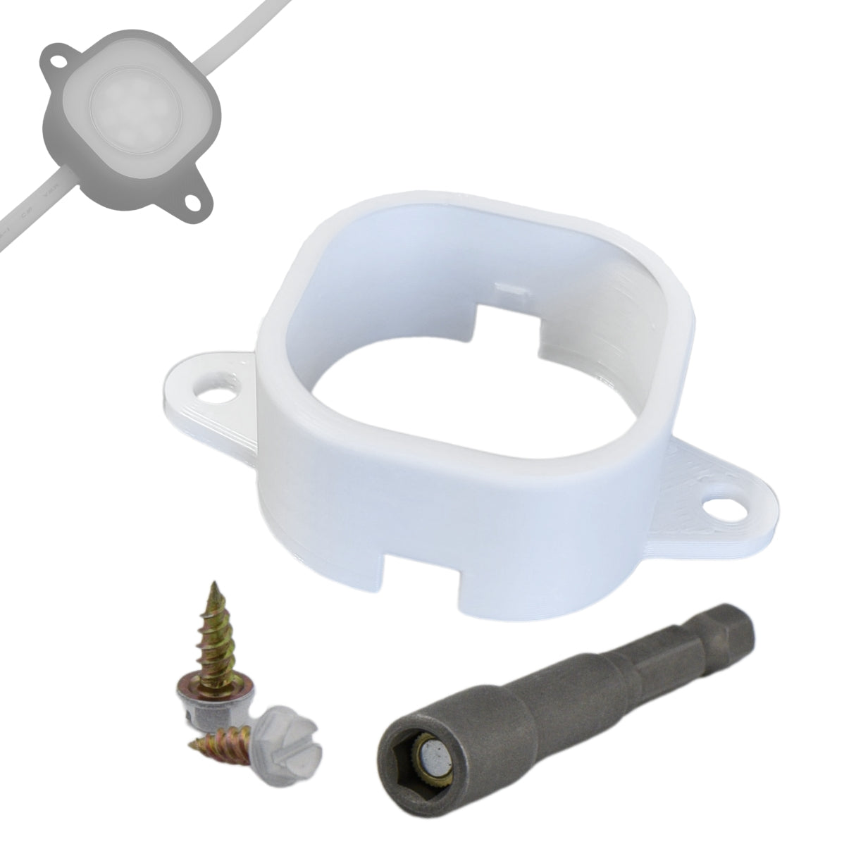 Mounting Brackets with Screws for Govee PRO Permanent Outdoor Lights (H706 H806)