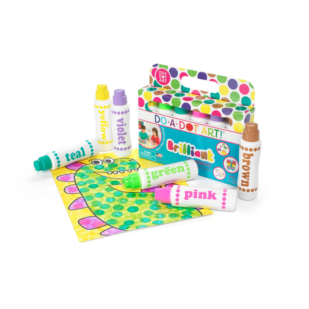 DO•A•DOT ART!  Brilliant Dot Markers  6 PACK
