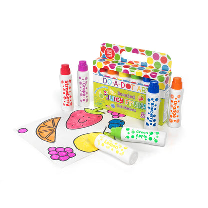 DO•A•DOT ART!  Juicy Fruits Scented Dot Markers  6 PACK