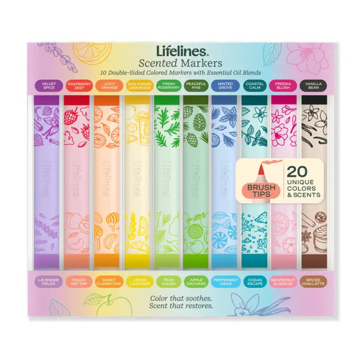 Lifelines Scented Markers 20 Colors