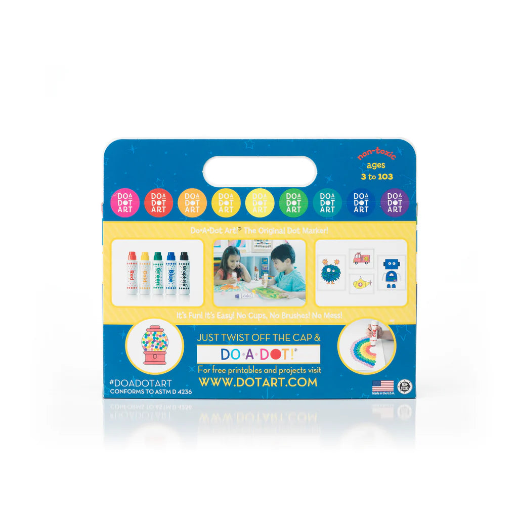 DO•A•DOT ART!  Metallic Shimmer Dot Markers – 5 Pack