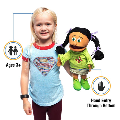 Silly Puppets Jasmine, Hispanic (14")