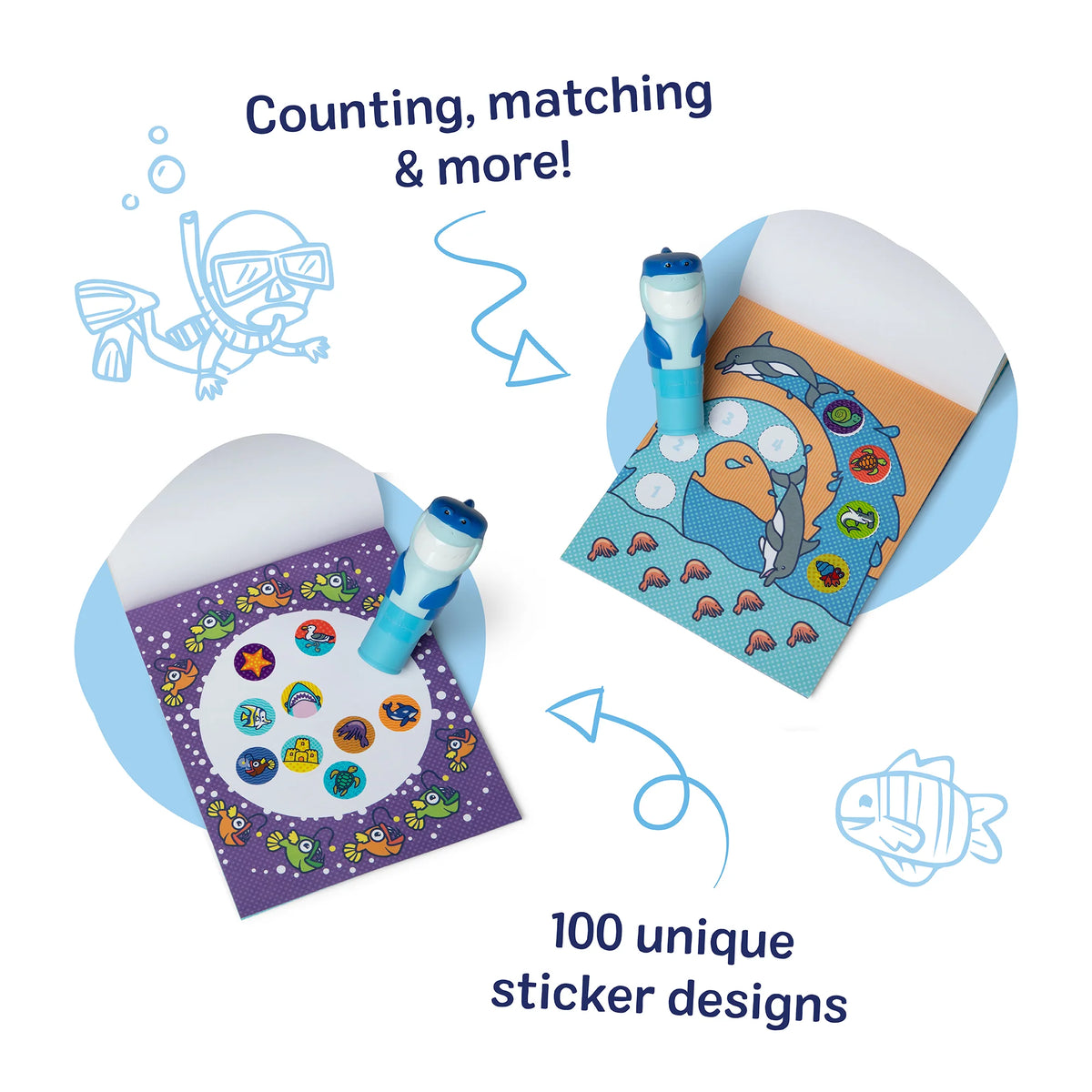 Sticker WOW! Activity Pad & Sticker Stamper - Shark