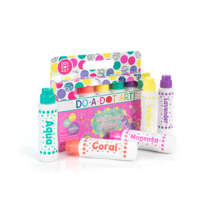 DO•A•DOT ART!  Bright Shimmers Dot Markers  5 PACK