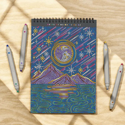 Lifelines® FlowArt: Dot-By-Letter, Into the Galaxy