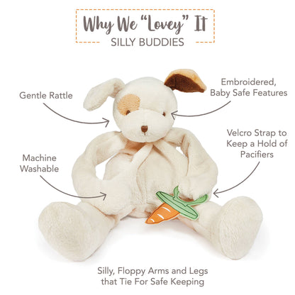 Skipit Puppy Silly Buddy | Baby Pacifier Holder