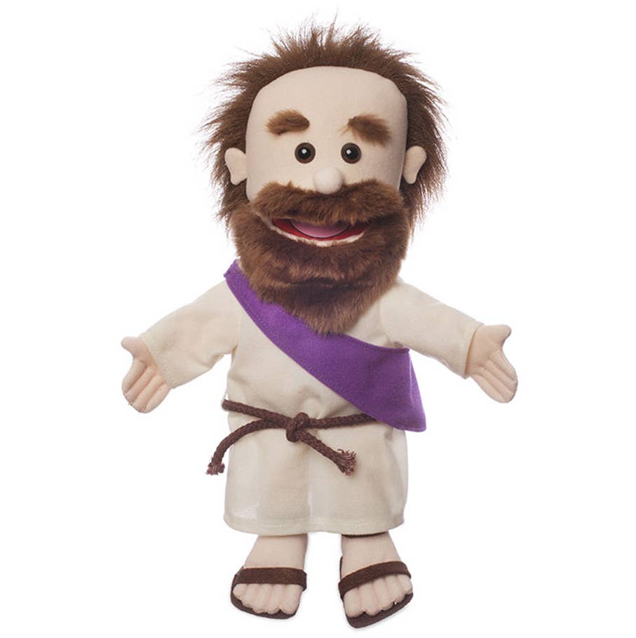 Silly Puppets Biblical Jesus with Rope Belt (14")