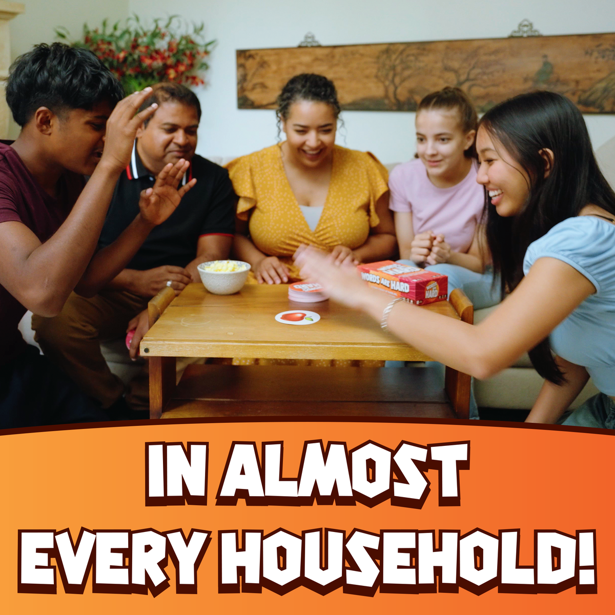 Words Are Hard – Fast-Paced Family Word & Slapping Card Game