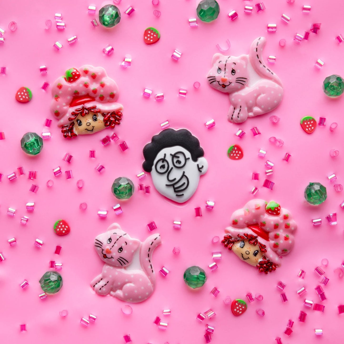Crazy Aaron's Slime Charmers - Strawberry Shortcake