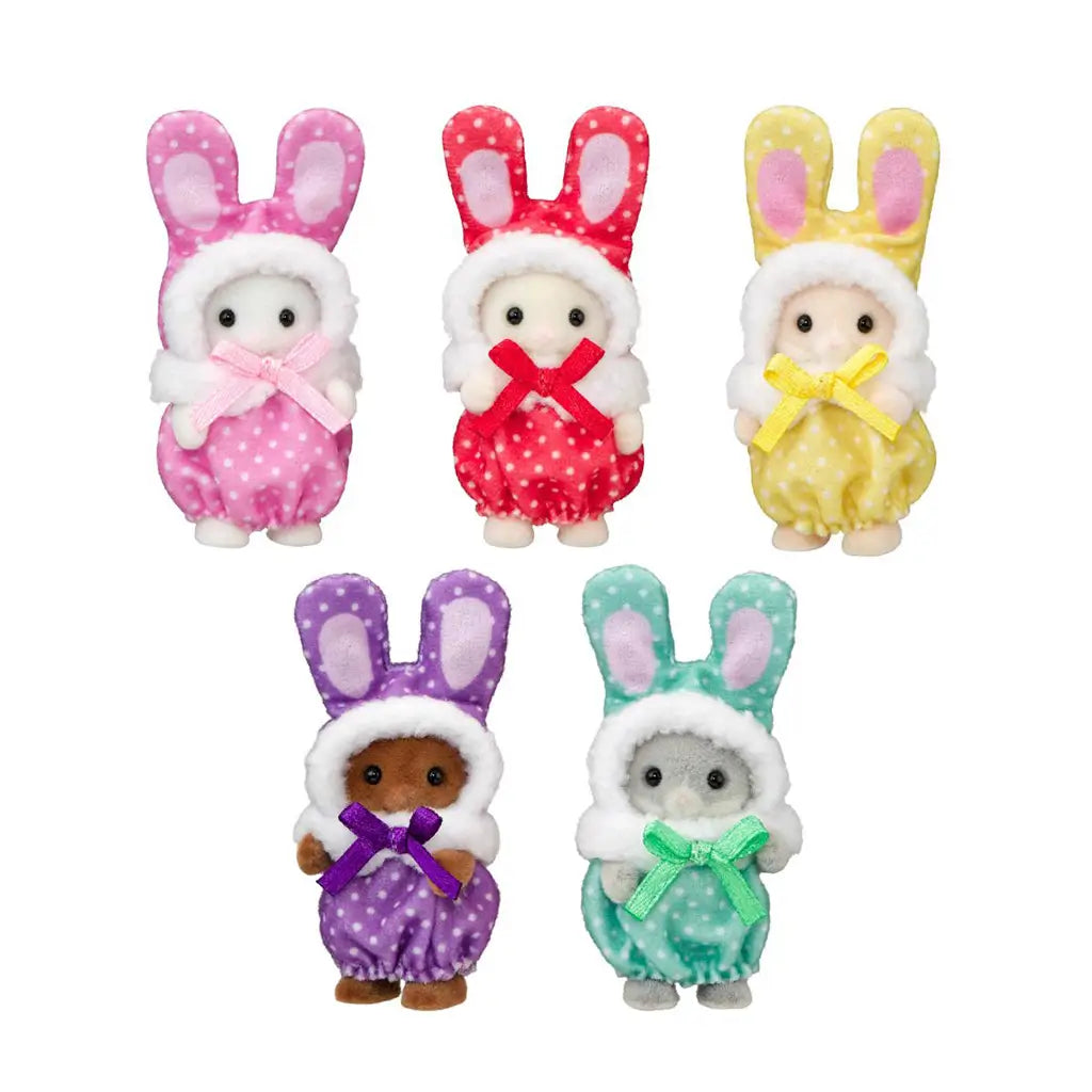 Calico Critters Colorful Bunny Costume Babies – Mystery Blind Bag