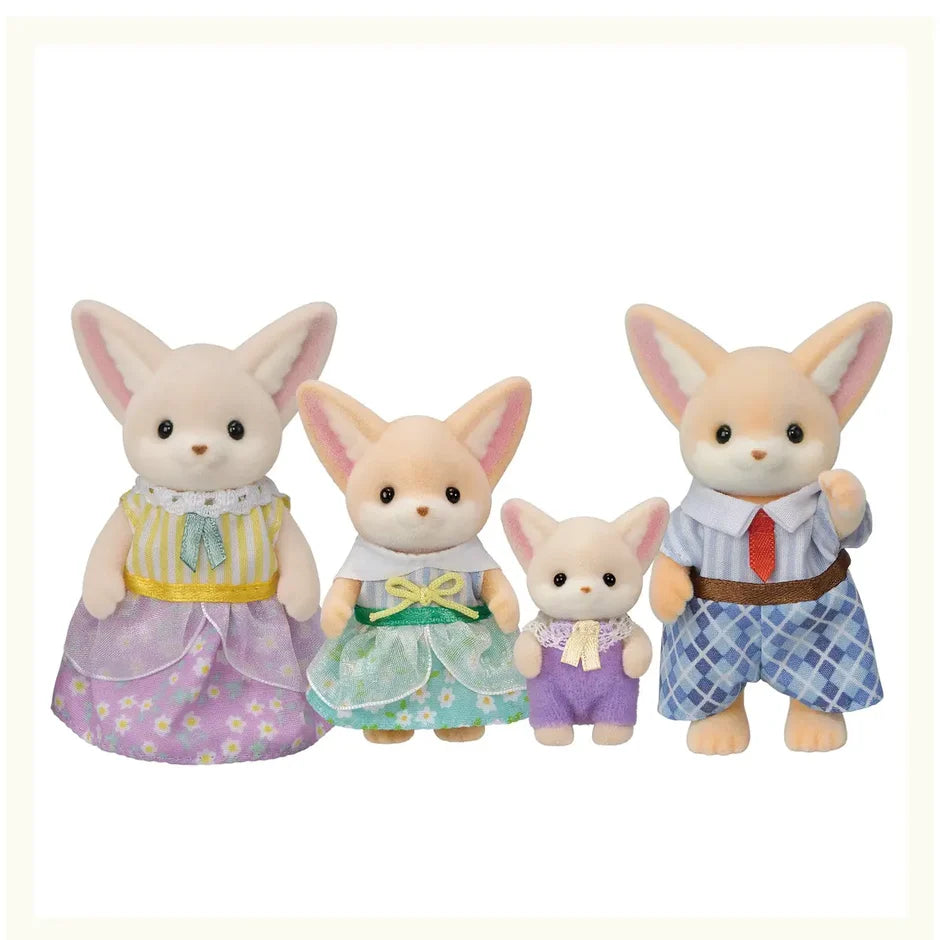 Calico Critters Fennec Fox Family – 4-Piece Figure Set