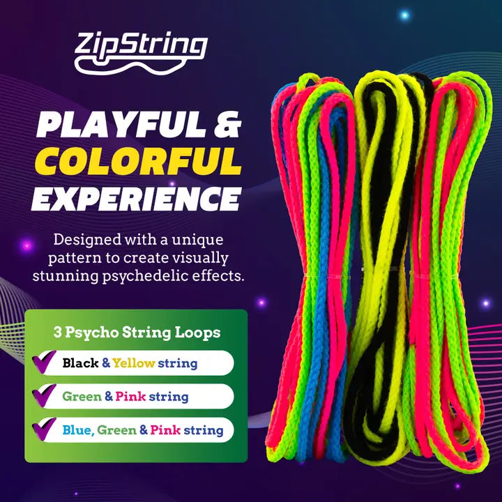 Xip String Zip String - Psycho - Replacement Strings ONLY – Runamuck Workshop