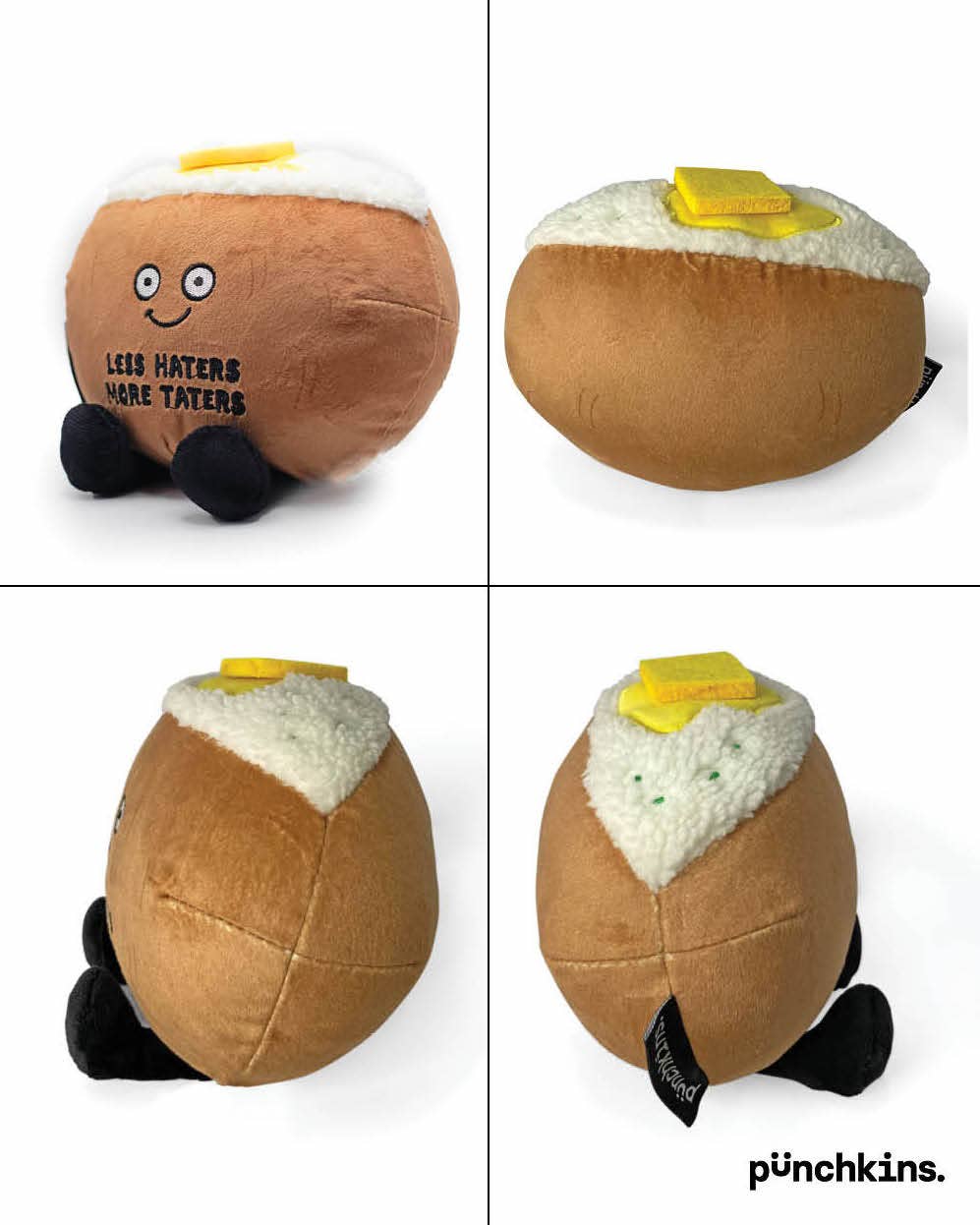 Punchkins "Less Haters, More Taters" Baked Potato Plushie