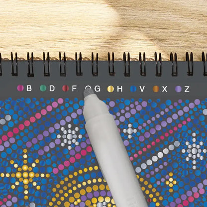 Lifelines® FlowArt: Dot-By-Letter, Into the Galaxy