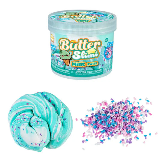 Butter Slimi - Mint Swirl Slime