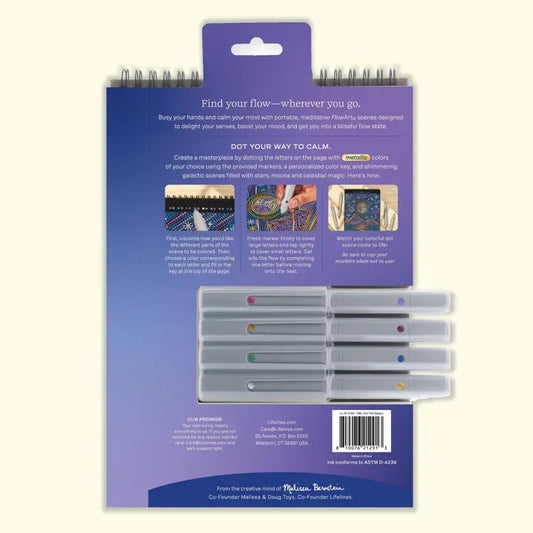 Lifelines® FlowArt: Dot-By-Letter, Into the Galaxy