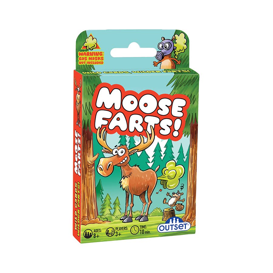 Moose Farts Card Game - Silly Wildlife, Serious Laughs